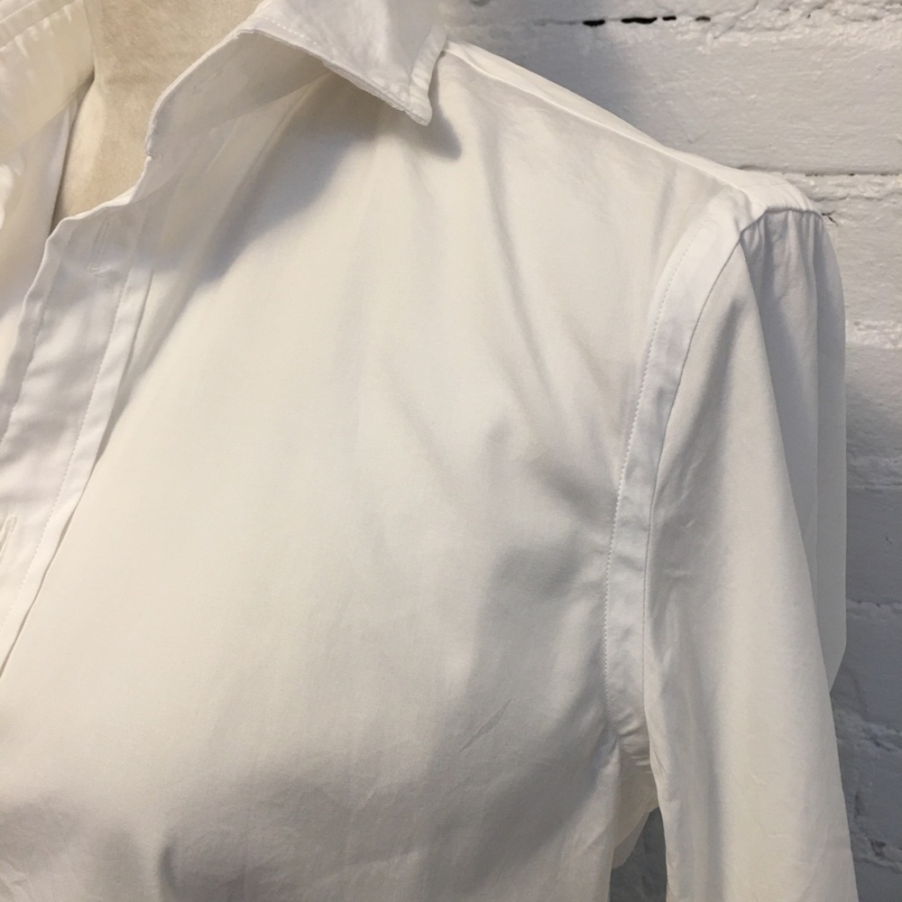 Polo Ralph Lauren bell sleeve top white cotton size 8 - Picture 3 of 8